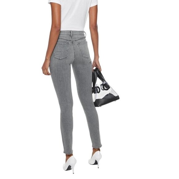 J Brand gray Maria High Waist Skinny jeans Woman denim Size 26 - Picture 2 of 10